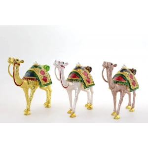 Swarovski Taşlı Tekli Deve Figürü Model 7