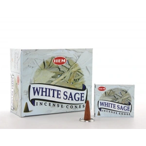 White Sage Aromalı Konik Tütsü