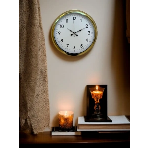 Zentime 36 Cm Gold Lüks Duvar Saati