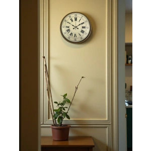 Zentime 36 Cm Kahverengi Dekoratif Duvar Saati