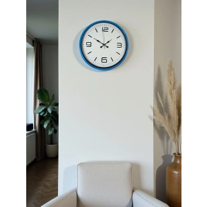 Zentime 36 Cm Mavi Dekoratid Duvar Saati