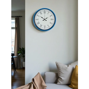 Zentime 36 Cm Mavi Dekoratif Duvar Saati