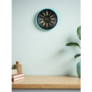 Zentime 36 Cm Turkuaz Dekoratif Duvar Saati