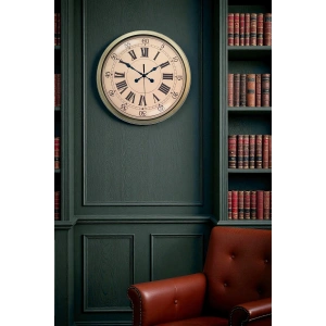 Zentime 40 Cm Eskitme Vintage Duvar Saati