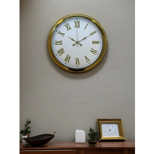 Zentime 40 Cm Gold Lüks Duvar Saati