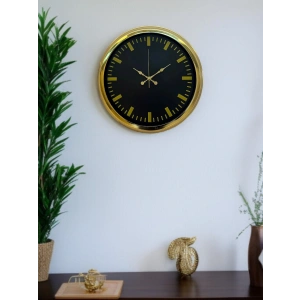 Zentime 40 Cm Gold Lüks Duvar Saati