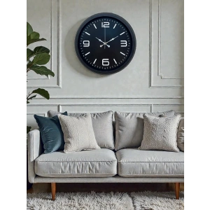 Zentime Black Royal Tasarım 40 Cm Metal Duvar Saati