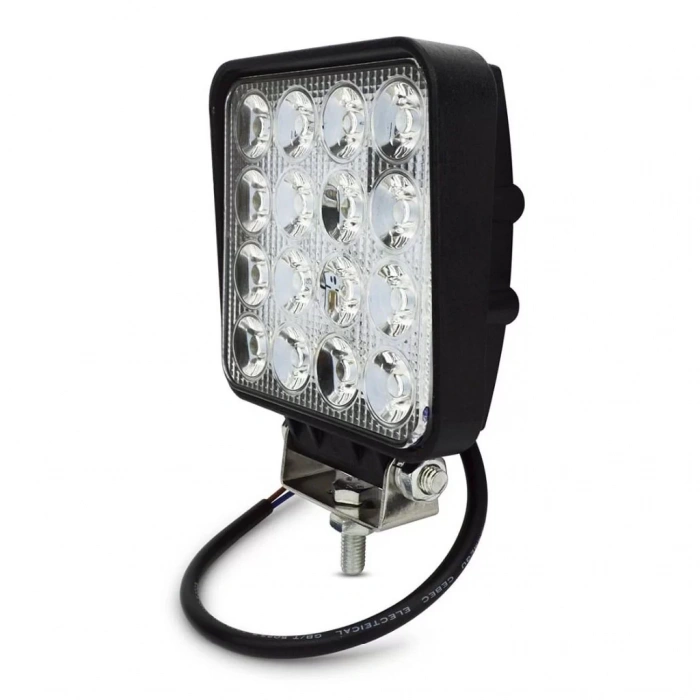 4 ADET 16 LEDLİ OFF ROAD ÇALIŞMA VE SİS LAMBASI 48WATT 12 & 24 VO
