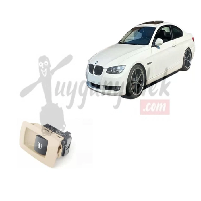 BMW E90 3 SERİSİ TEKLİ CAM DÜĞMESİ BEJ 2006--2011