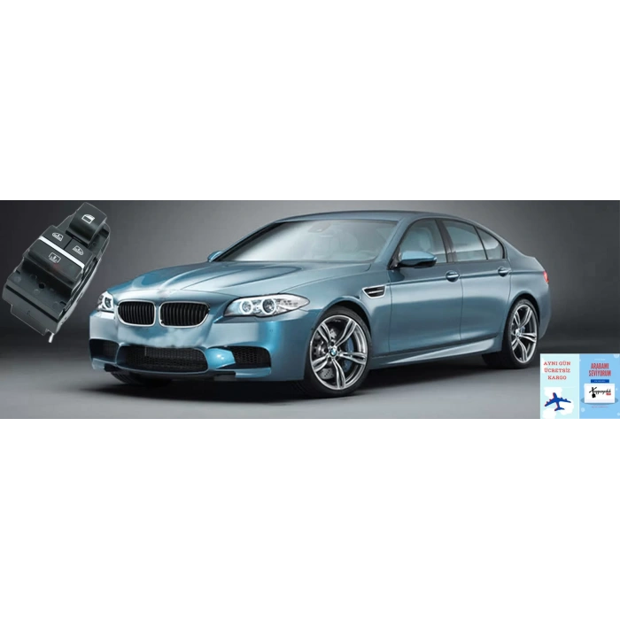 BMW F01 F02 F03 F04 7 SERİSİ YAN PERDE VE ARKA CAM DÜĞMESİ ANAHTA