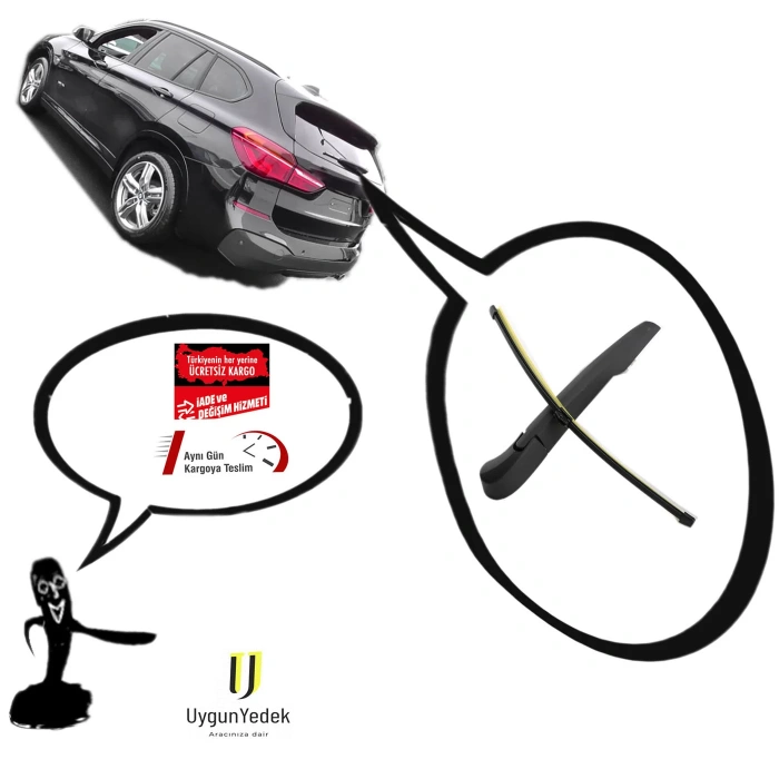 BMW X1 F48 ARKA SİLECEK KOLU VE SÜPÜRGESİ 2015--2018