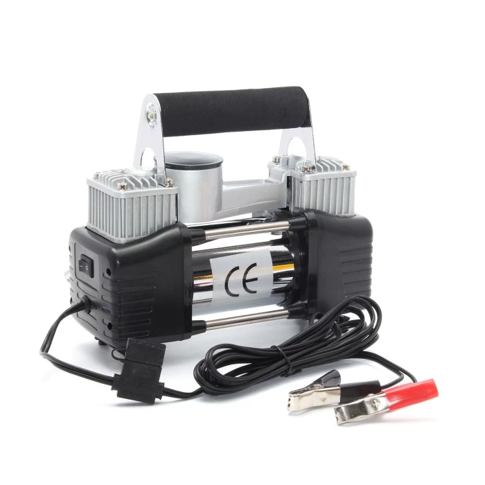 ÇİFT PİSTONLU LASTİK HAVA KOMPRESÖRÜ JUMBO ÇANTALI TAM PROFESYONE