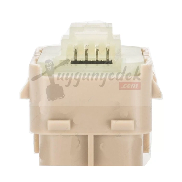 MERCEDES W205 C SERİSİ CAM DÜĞMESİ TEKLİ KIRMIZI IŞIKLI BEJ TABAN