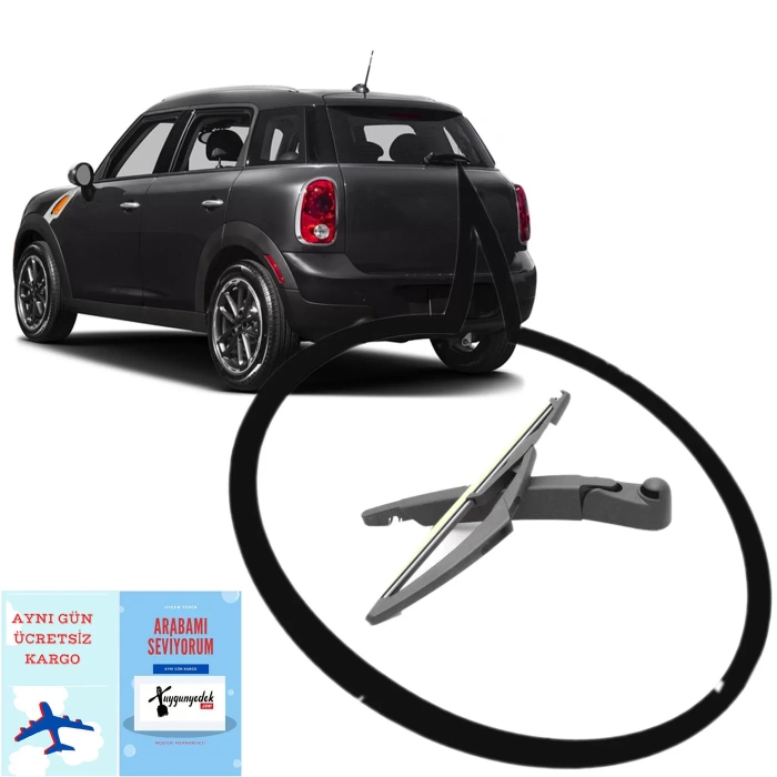 MİNİ COOPER PACEMAN ARKA SİLECEK KOLU VE SÜPÜRGESİ 2013--2016