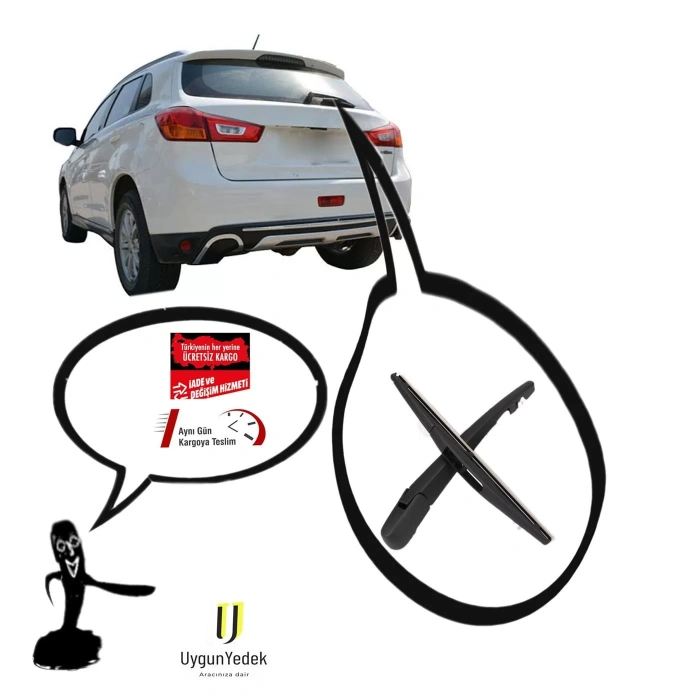 MİSTUBİSHİ ASX ARKA SİLECEK KOLU VE SÜPÜRGESİ 2010--2015