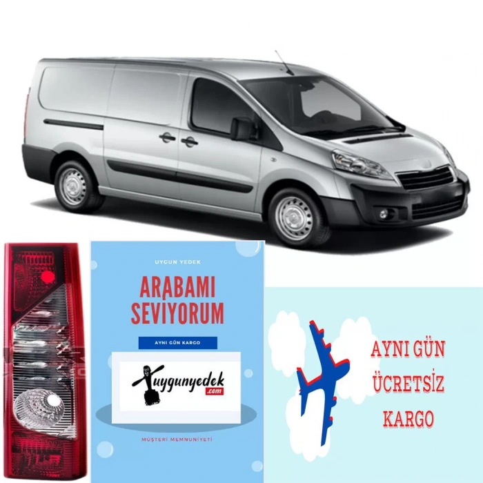 PEUGEOT EXPERT SOL ARKA STOP LAMBASI 2007--2013 OEM ÜRÜNDÜR