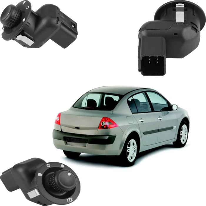 RENAULT MEGANE 2 DİKİZ AYNA AYAR DÜĞMESİ KATLANIR 2003-2008