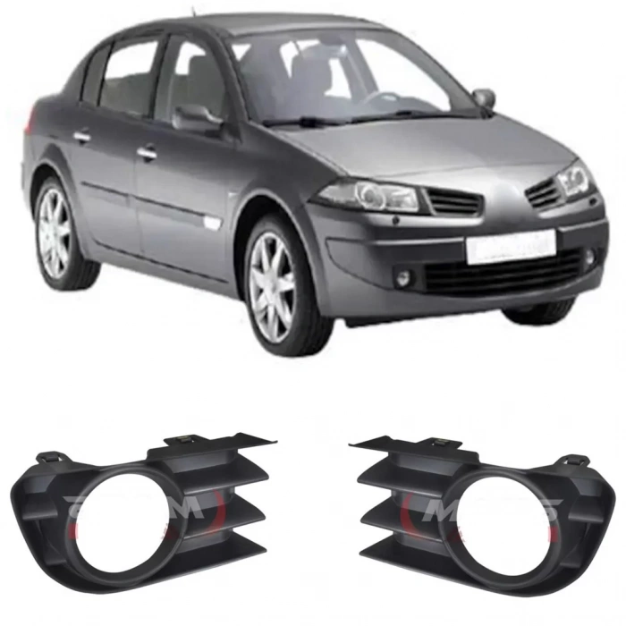 RENAULT MEGANE 2 SAĞ+SOL ÖN SİS LAMBASI FARI ÇERÇEVESİ 2002--2005