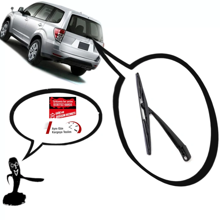 SUBARU FORESTER ARKA SİLECEK KOLU VE SÜPÜRGESİ 2008--2014