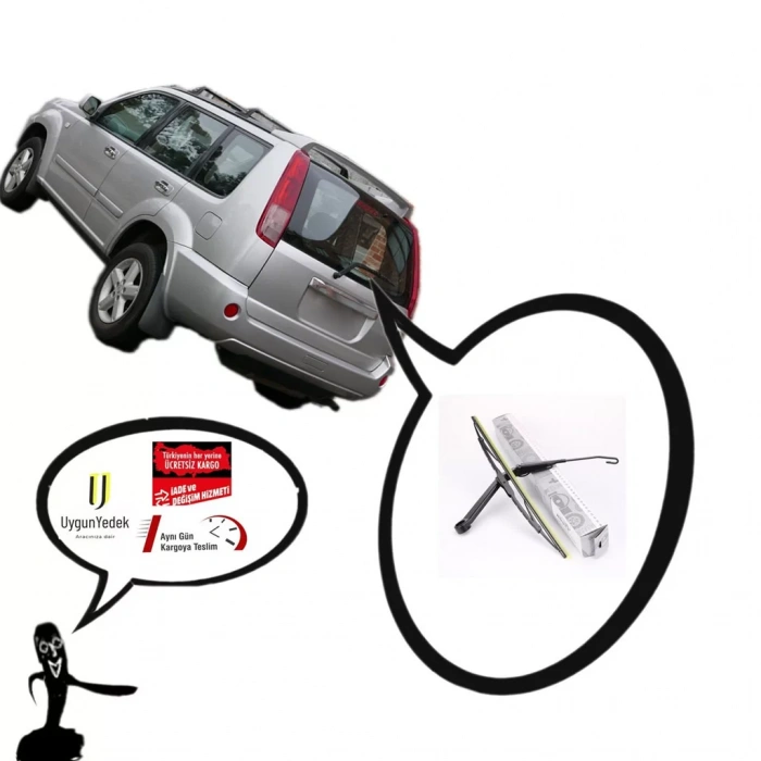 TOYOTA KLUGER HIGHLANDER ARKA SİLECEK KOLU VE SÜPÜRGESİ 2003--200