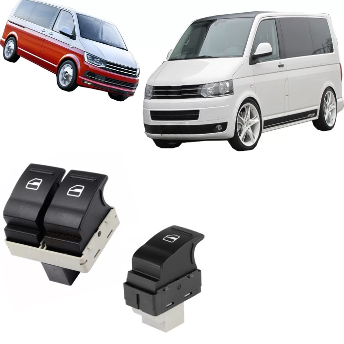 TRANSPORTER T5 - T6 CAM DÜĞMESİ SETİ 2003--2016 GARANTİLİ OEM
