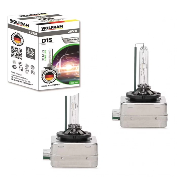 2 ADET WOLFRAM D1S XENON AMPÜL 4300 KELVİN