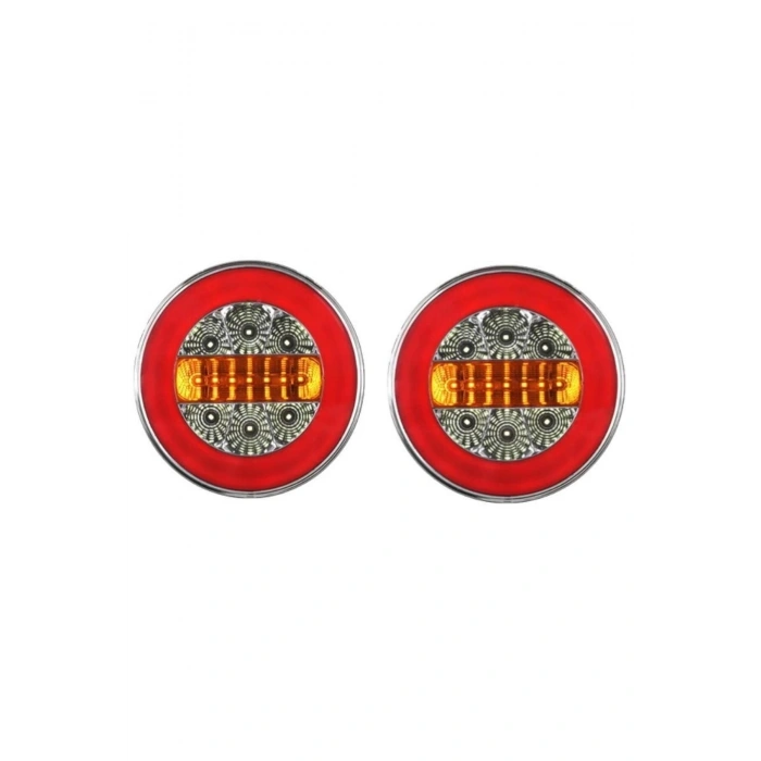 2 ADET YUVARLAK LED STOP LAMBASI NEON LED 12 VOLT