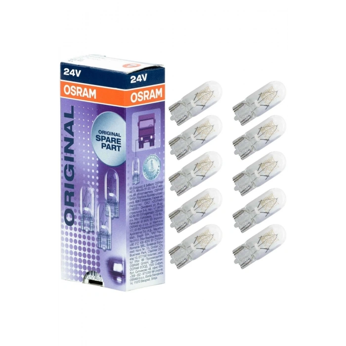 2845 Fs10 24 Volt T10 Dipsiz Ampul 5watt 10 Adet