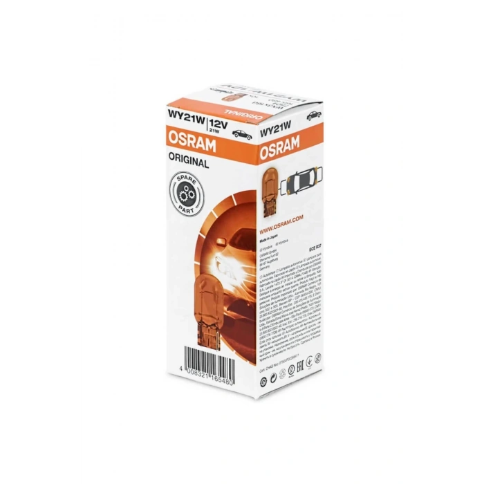 7504 Wy21w Amber Tek Duy T20 Ampul 12 Volt 10 Adet