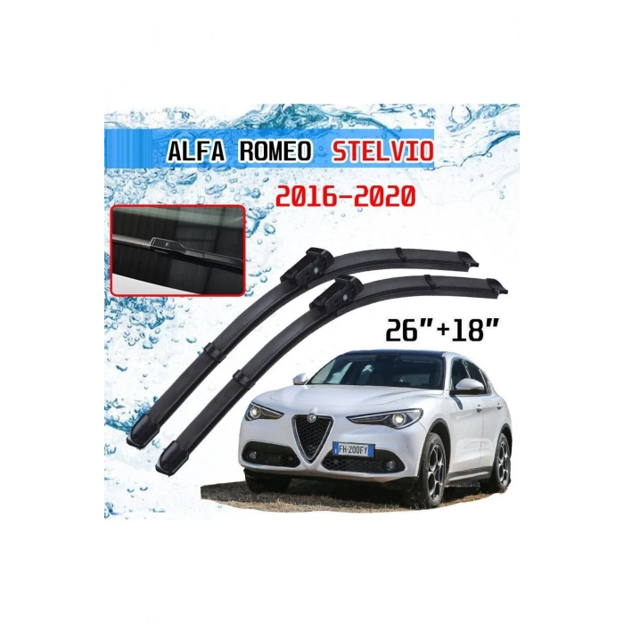 Alfa Romeo Stelvio Ön Cam Muz Silecek Takımı 2016-2020