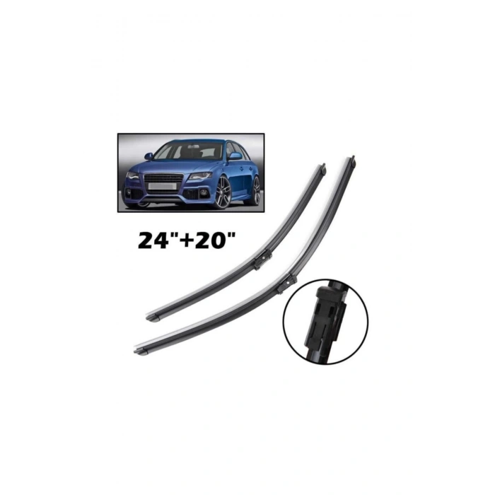 AUDİ A4 B8 ARACA ÖZEL ÖN SİLECEK SÜPÜRGESİ TAKIMI 2008--2014