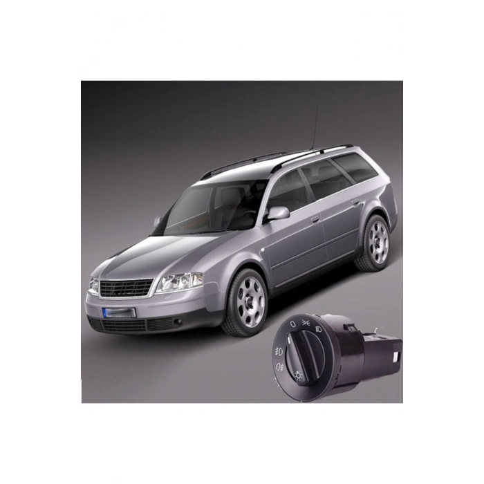 Audi A6 Uyumlu Far Anahtarı Yükseklik Ayarlı 1997--2005