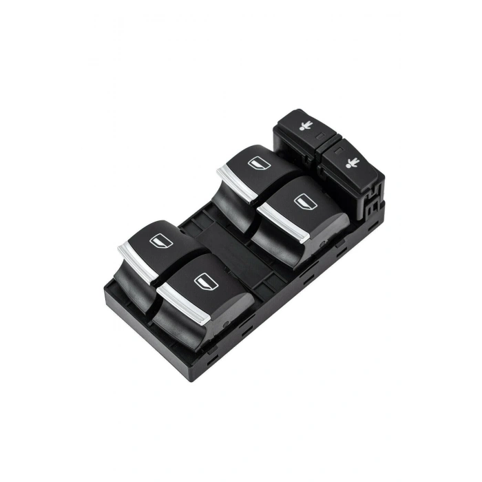 Audi Q7 Sol Dörtlü Cam Düğmesi Anahtarı Krom Kilitli 2006--2014