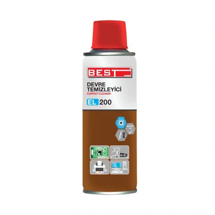 Best El 100 Elektronik Devre Temizleyici Yağsız 200 Ml