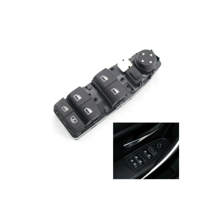 Bmw 3 Serisi F30 Sol Dörtlü Cam Düğmesi Perdeli Katlamasız 2012--