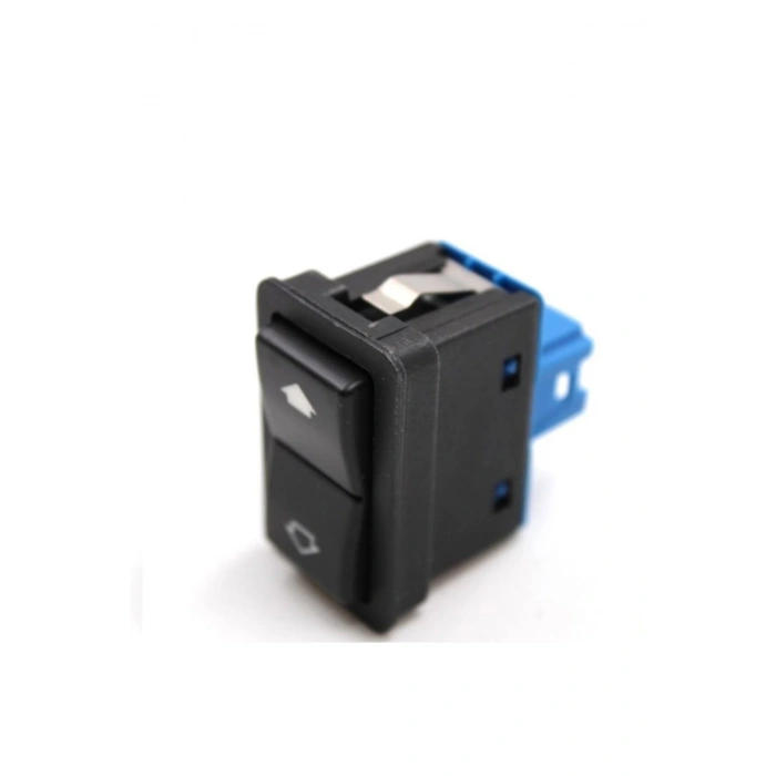 Bmw E39 5 Serisi Tekli Cam Düğmesi Mavi Soketli