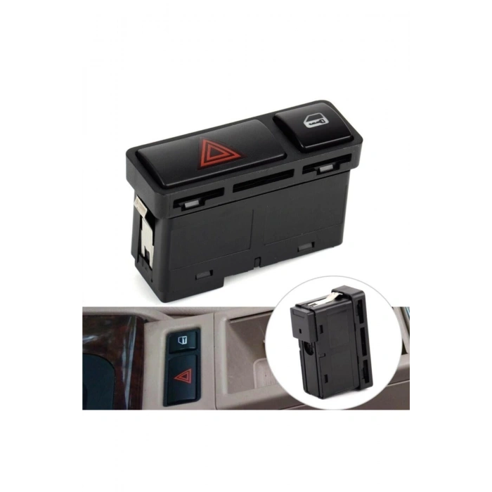 Bmw E46 3 Serisi Dörtlü Flaşör Ve Merkezi Kilit Düğmesi 1998--2005