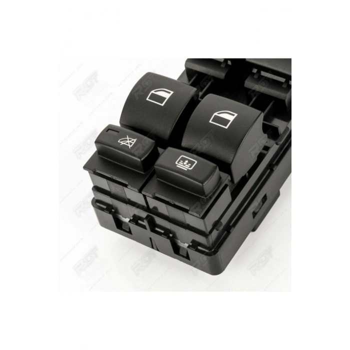 Bmw E60 Sol Dörtlü Cam Düğmesi Anahtarı Perdeli (ayna Katlamasız)