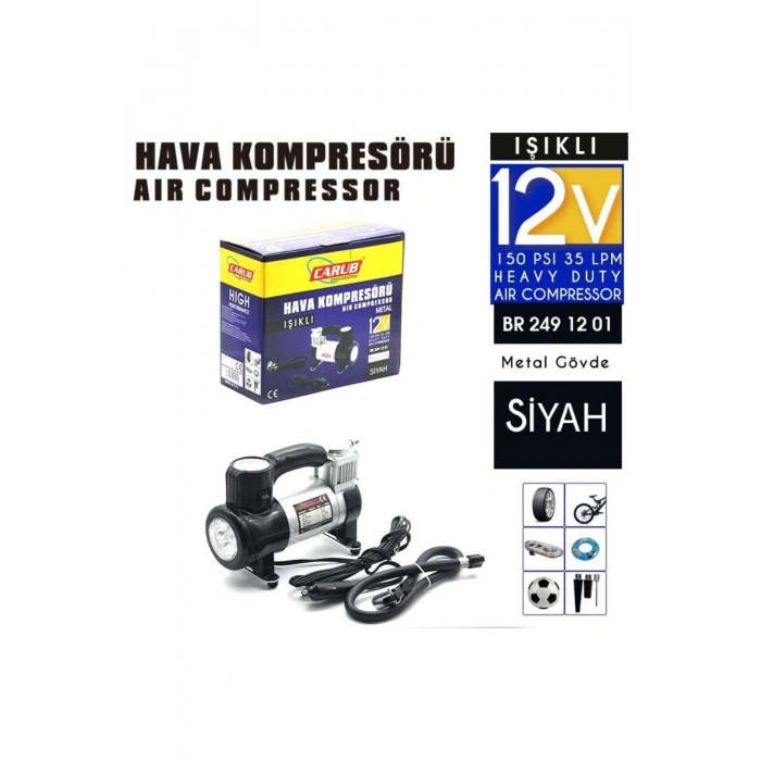 Carub 150 Psi 35lpm Lastik Hava Kompresörü Yüksek Performans