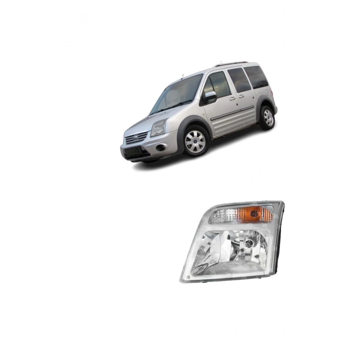 Connect Sağ Ön Far Motorlu 2002--2013 Uyumlu