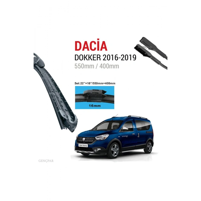 Dacia Dokker Silecek Takımı 2016-2019