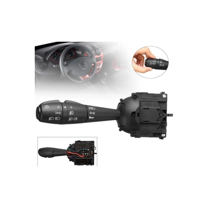 Dacia Lodgy Far Ve Sinyal Kolu 2013 2017 Ön Arka Sis Fonksiyonlu