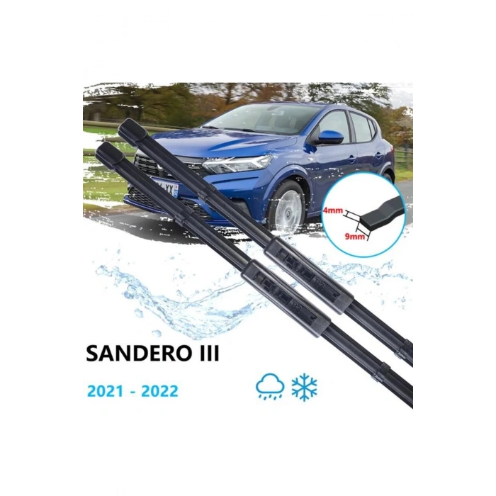 DACİA SANDERO ÖN CAM MUZ SİLECEK TAKIMI 2021--2023