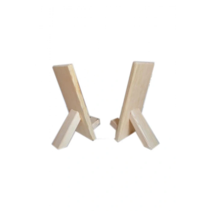 Dekoratif Ahşap Masaüstü Telefon Standı