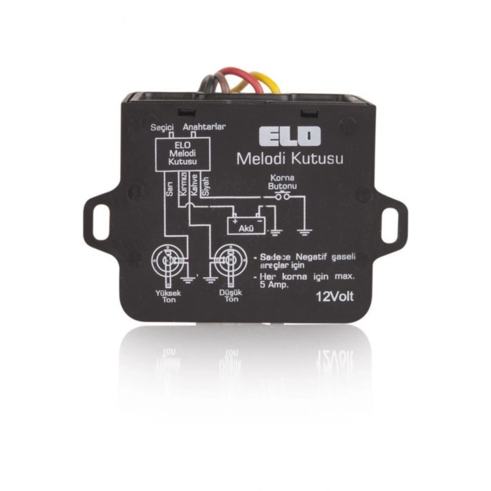 Elo 210.500.001 Korna Melodi Kutusu 12 Volt / 24 Volt