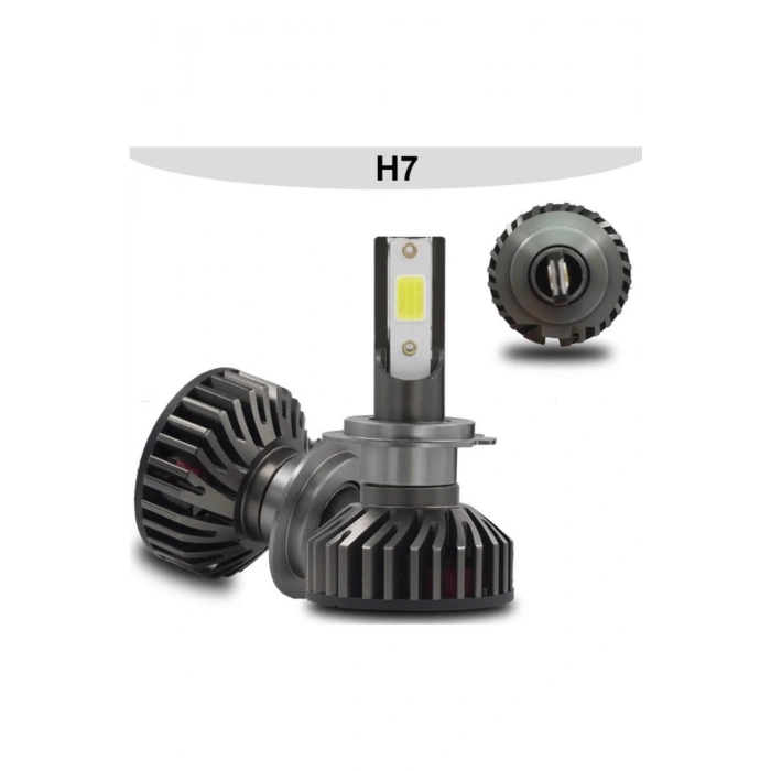 Fesan Titanyum Serisi H7 Mini Led Xenon 6000K Şimşek Etkili Beyaz