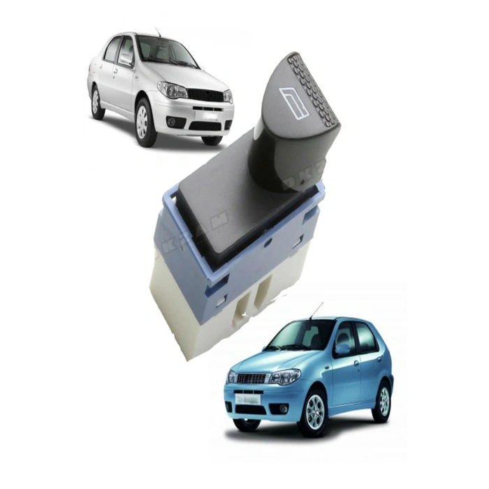 Fiat Albea - Pali Tekli Cam Düğmesi Mavi Soketli