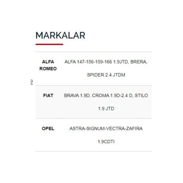 Fıat Brava Croma 1.9d 2.4 D (ısıtma) Bujisi 4lü Takım