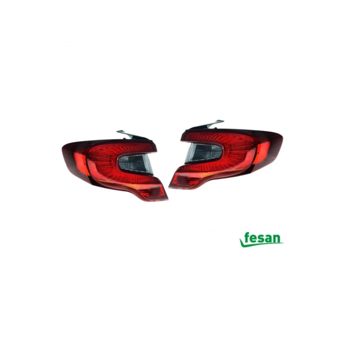 Fiat Egea Sedan Sağ + Sol Arka Stop Lambası Takımı 2015--2020 Uyumlu