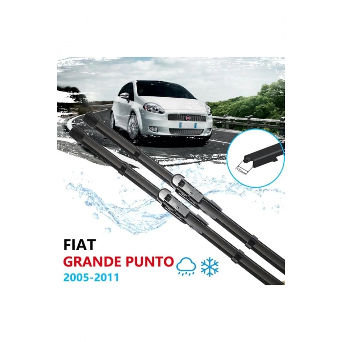 Fiat Grande Punto Ön Cam Muz Silecek Takımı 2005--2011 Uyumlu